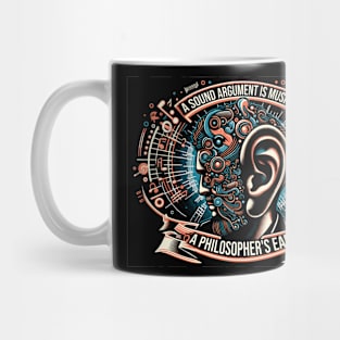 Rhetorical Symphony: The Philosopher's Auditory Art Mug